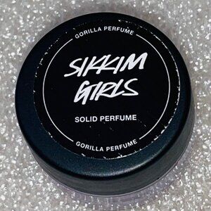Lush Sikkim Girls solid perfume jar NEW rare / see photos